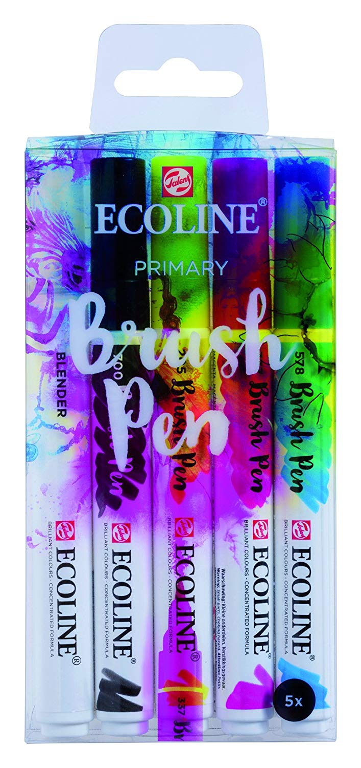 Ecoline Royal Talens Liquid Watercolor Brush Pen Set of (Assorted)