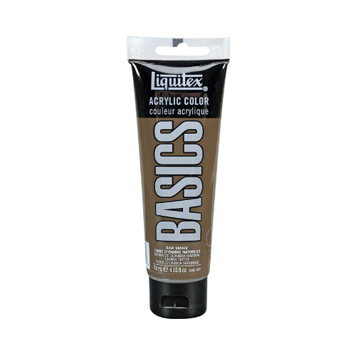 Liquitex Basics Acrylic Color- Raw Umber (118ml)
