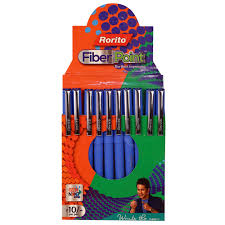 Rorito Fiber Point Pack of 10 (Fiber Tip)