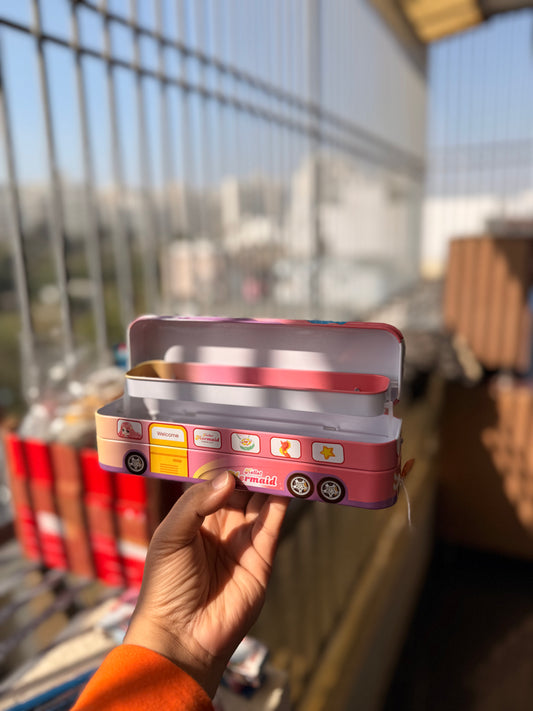 Princess Geometry Box - Double Decker bus with Moving String