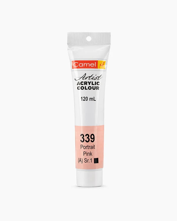 CAMEL CAMLIN ARTIST ACRYLIC COLOUR PORTRAIT PINK TUBE 120ML