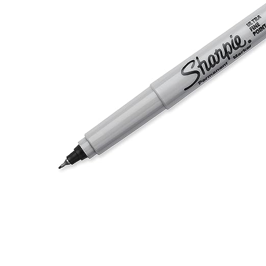 Sharpie Ultra Fine Point Permanent Markers, Black Ink, Resists Fading and Water