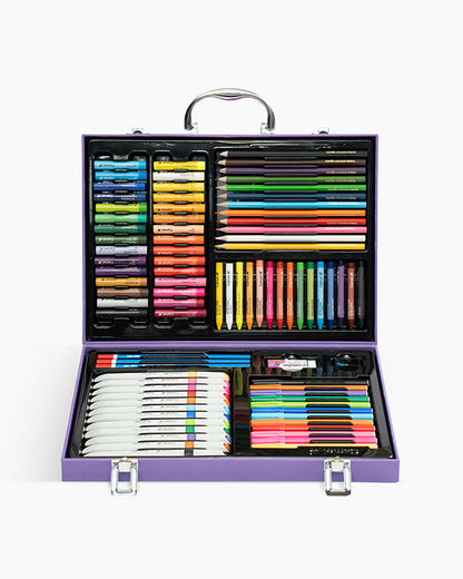 Camel Premium Art Studio Set Kit – Reusable Briefcase Style Pack | Comprehensive Art Supplies for Drawing & Painting | Ideal for Kids & Hobbyists