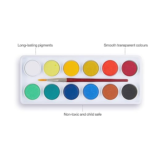 Camel Student Water Color Cakes - 12 Shades