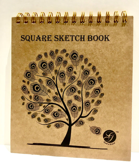 God's Grace Square Sketchbook - 400 GSM