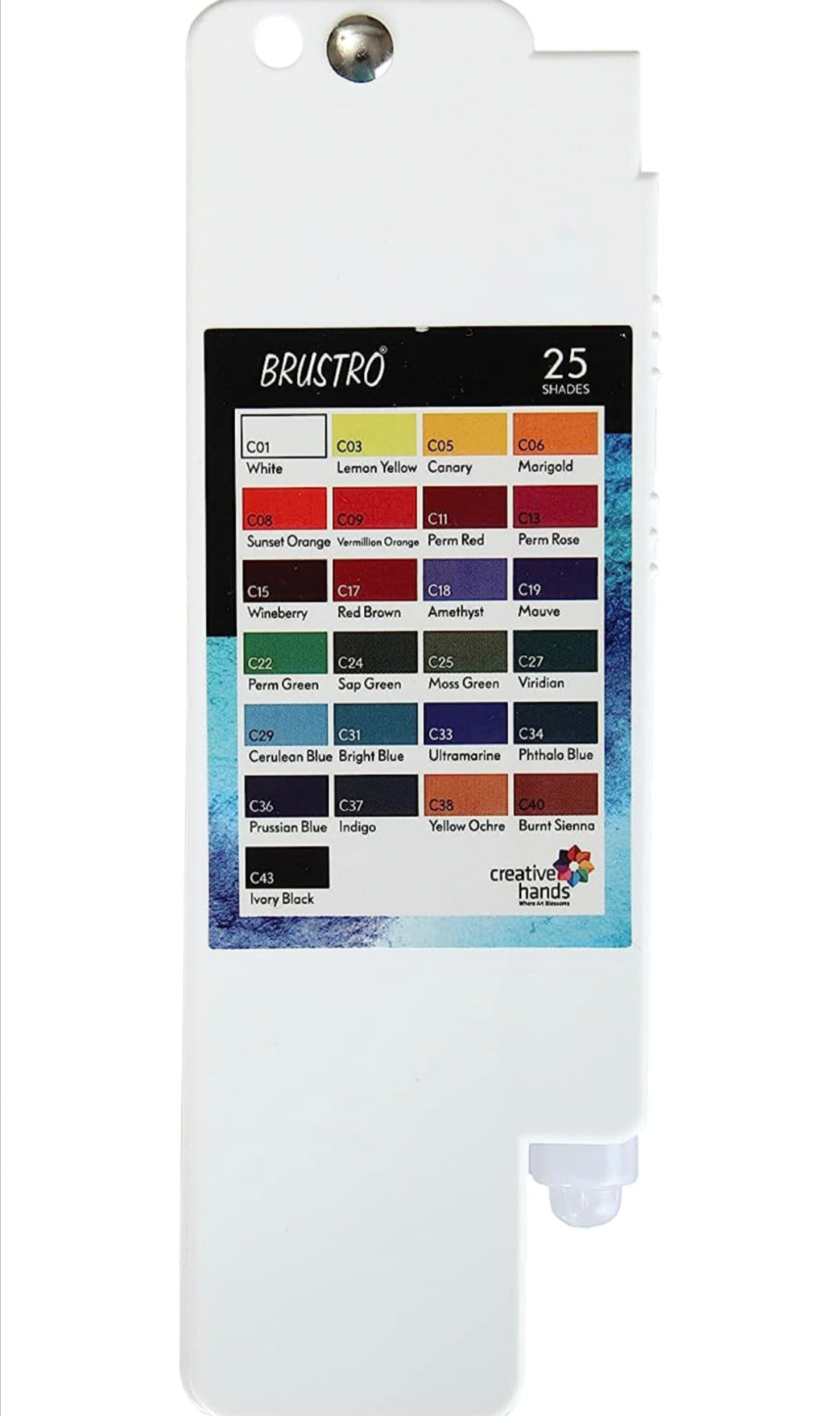 BRUSTRO Artists Watercolour Pan Set of 25