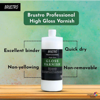 Brustro Professional High Gloss Varnish 200 Ml