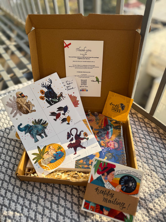 Calendar Gift Box - DoodleDabba Year in Bloom Calendar 2026