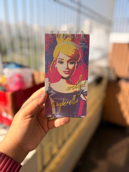Cinderella Bookmark Notepad for Kids