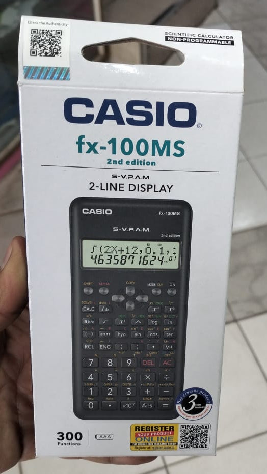 Casio Scientific Calculator-Fx-100MS 2nd Edition