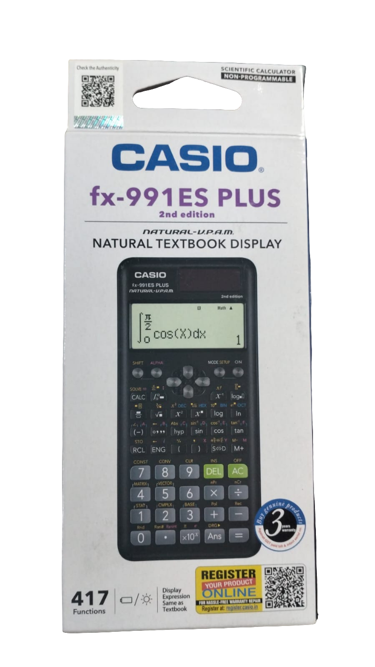 Casio Scientific Calculator- Fx-991ES Plus 2nd Edition