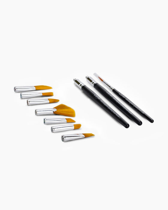 Camel  Interchangeable  Speciality  Brushes set of 8