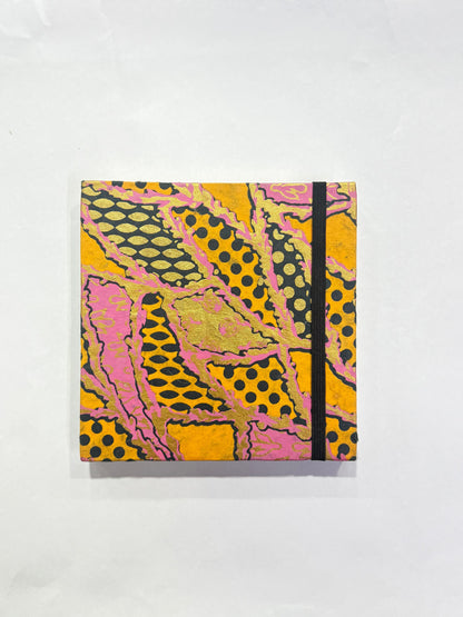 JAIPUR HAND MADE NOTE BOOK ( 6x6 SQUARE RED )