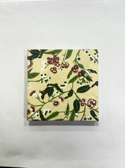 JAIPUR HAND MADE NOTE BOOK ( 6x6 SQUARE RED )