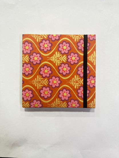 JAIPUR HAND MADE NOTE BOOK ( 6x6 SQUARE RED )