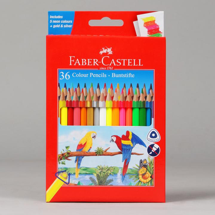 Faber-Castell 12 Colour Pencil (Pack of 12 Grip Pencils)