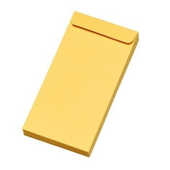 Saraswati Envelopes Plain Yellow 11x5 inches