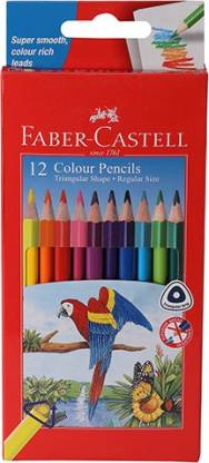 Faber-Castell 12 Colour Pencil (Pack of 12 Grip Pencils)