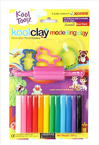 Kores Kool Clay with 4 Mould