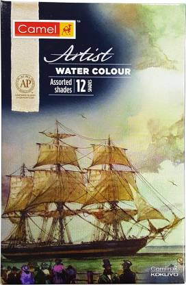 Camel Artist Water Colour- 5mL, Set of 12 tubes