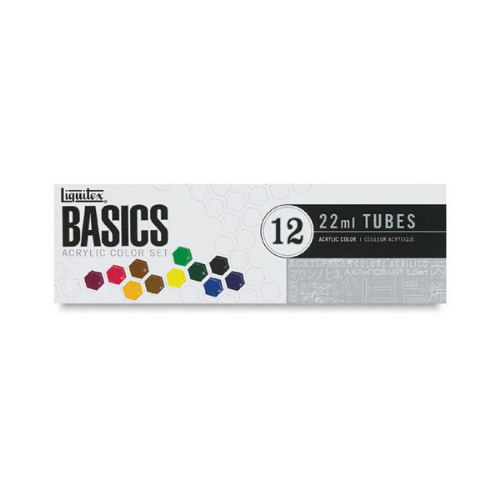Liquitex Basics Acrylic Color Set ( 12 Tubes )