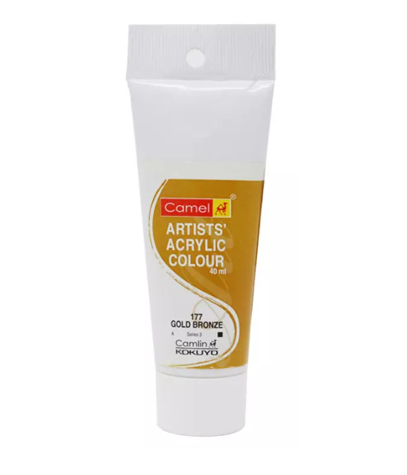 Camel Artists Acrylic Colour (40ml)- Gold Bronze (177)