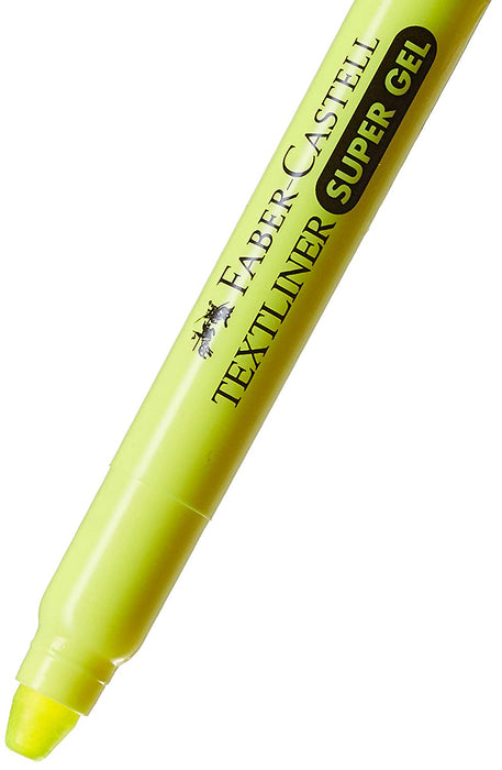 Faber-Castell Super Gel Textliner - Pack of 6 (Yellow)