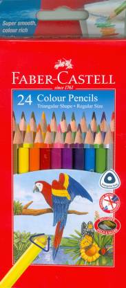 Faber-Castell 24 Grip Colour Pencils,