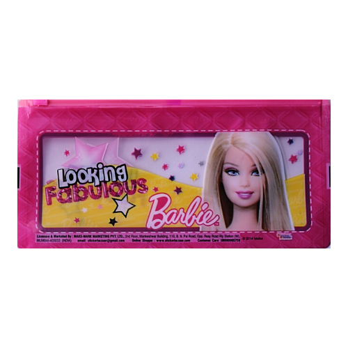 Looking Fab Barbie Pencil Pouch Pink Color