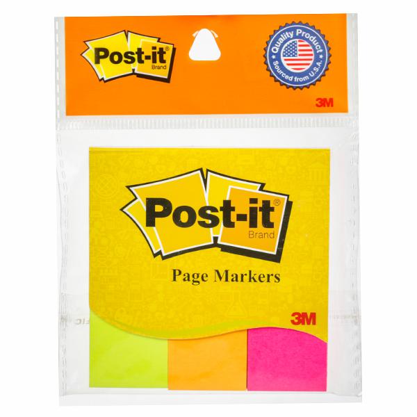 3M Post-it 3 Page Marker ( x3 Colors)