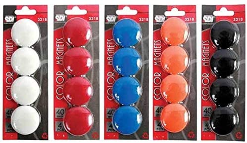 SD COLOR MAGNETS 40MM (SET OF 4)