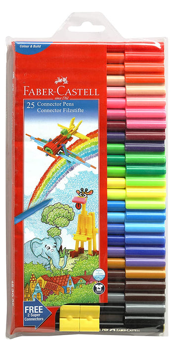Faber-Castell 25 Connector Pens in Assorted shades