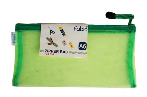 Fabio Zipper Bag- Pack of 5 (Full net)