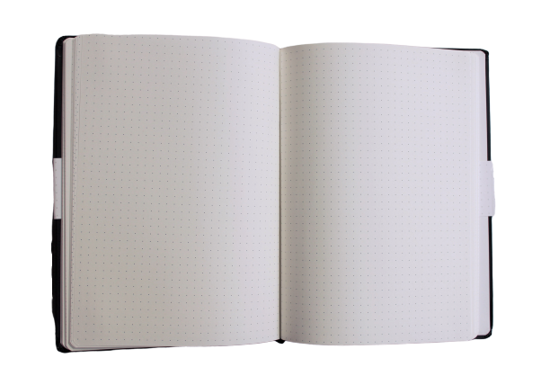 Fluct Notebook by Anupam With Elastic Closure A5 165 pages (Dot-Grid pages)