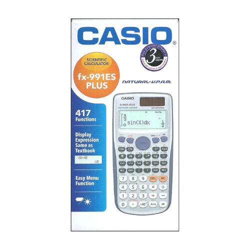 Scientific calculator fx991es plus hot sale