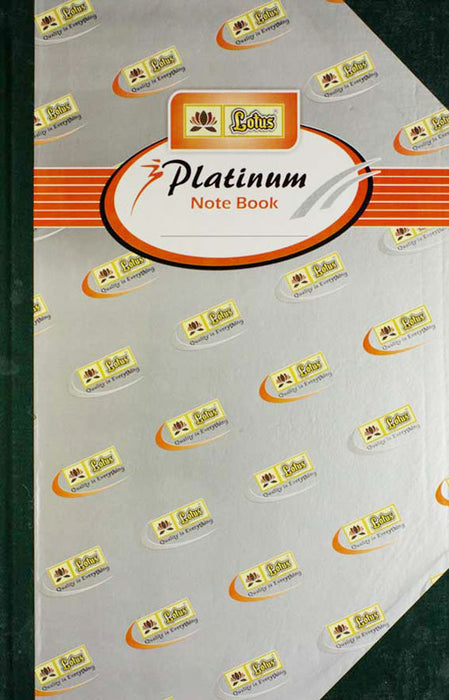 Lotus Platinum Notebook ( sturdy cover )