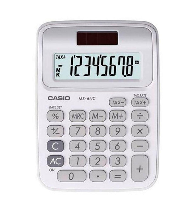 Casio Electronic Calculator- MS-6NC-WE