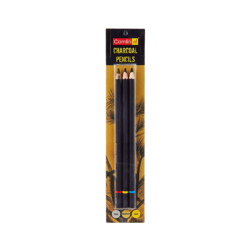 Camlin Charcoal Pencils- Pack of 3