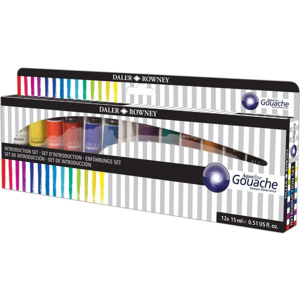 Daler rowney gouache paints tube set of 12