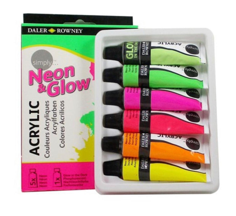 Daler Rowney Neon Colours set of 6
