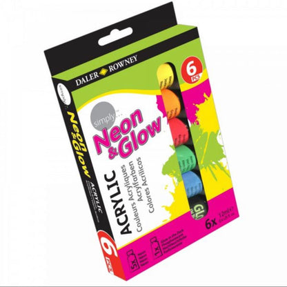 Daler Rowney Neon Colours set of 6