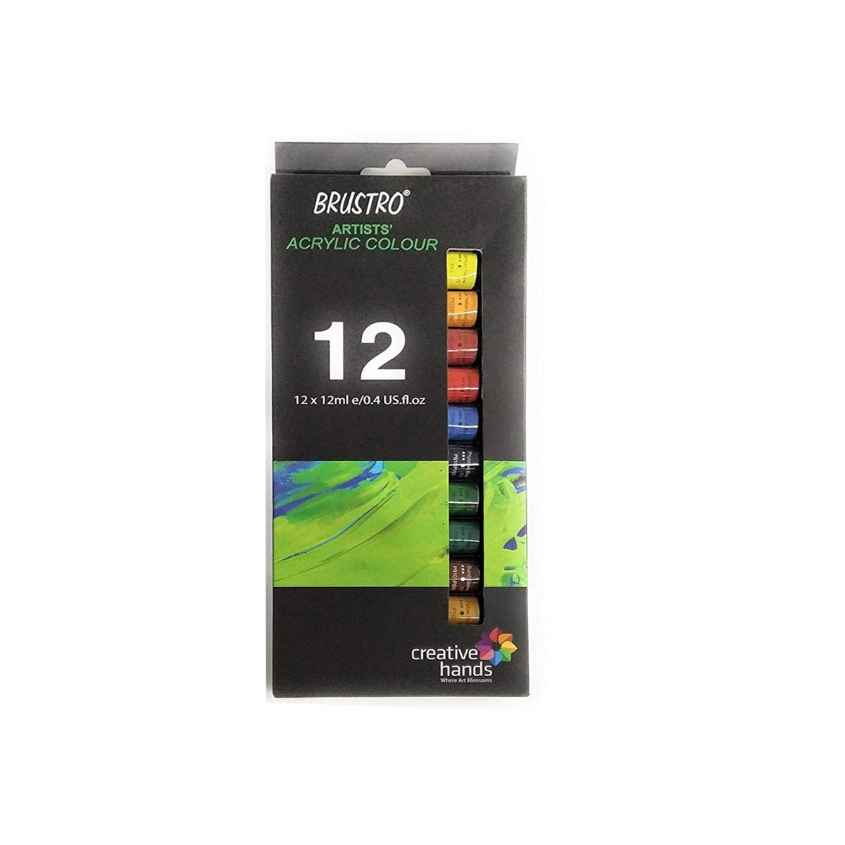 Brustro DIY Acrylic Marker ( Set of 12 vibrant colours) - Creative Hands