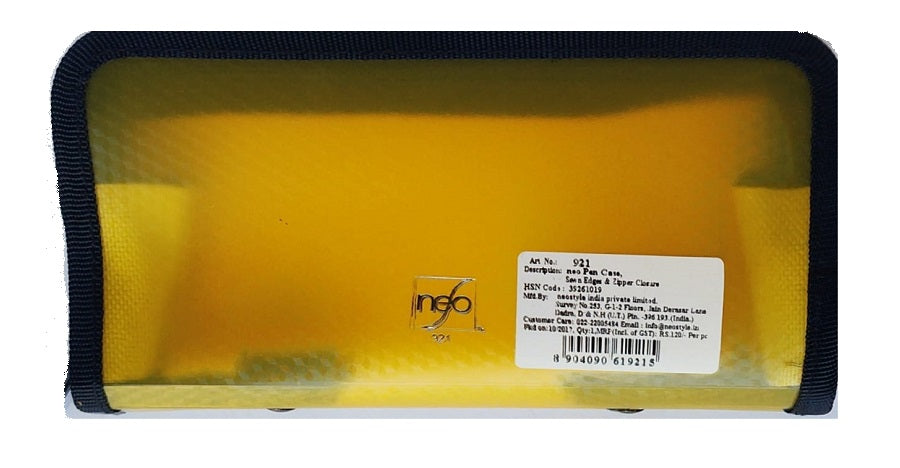 Neostyle Yellow Zipper Case (Pen case)