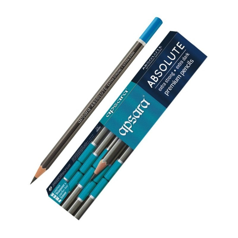 Apsara Absolute Extra Dark Pencils (Pack of 10)