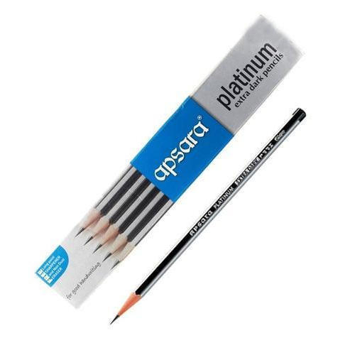 Apsara Platinum Extra Dark Pencils (Pack of 10)