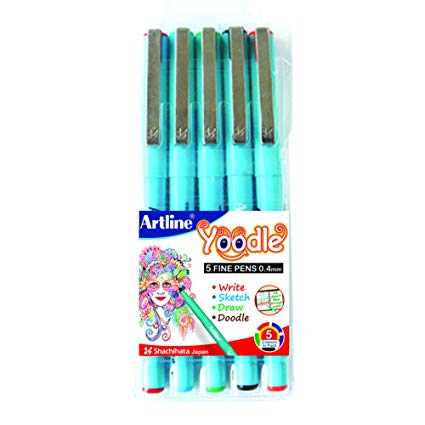 Artline Yoodle Fine Tip Pen-(Pack of 5)