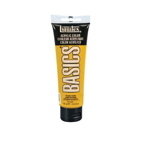 Liquitex Basics Acrylic Color- Yellow Oxide (118ml)