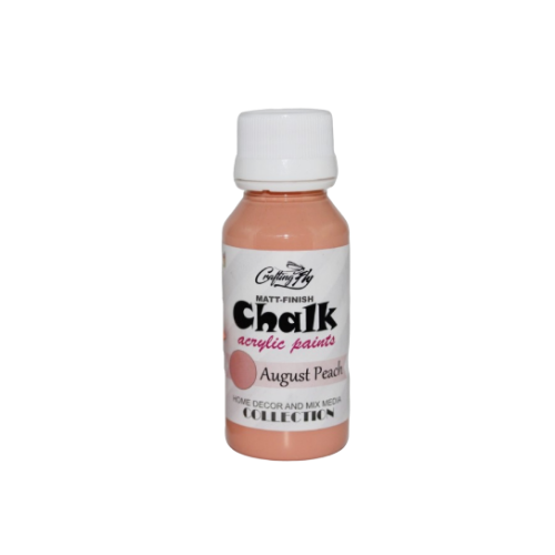 Craft fly Chalk Acrylic Paints- August Peach Matt Finish (60ml)
