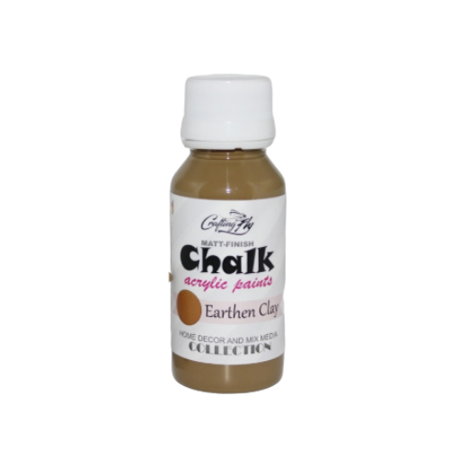 Craft fly Chalk Acrylic Paints- Earthen Clay Matt Finish (60ml)