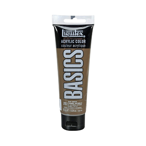 Liquitex Basics Acrylic Color- Raw Umber  (118ml)